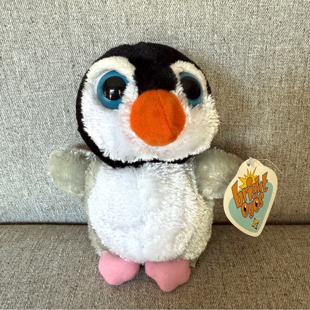 NWT Bright Eyes The Petting Zoo Penguin Puffin Plush